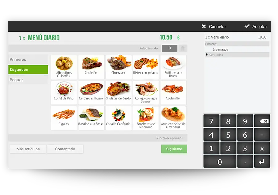 Menu Rest